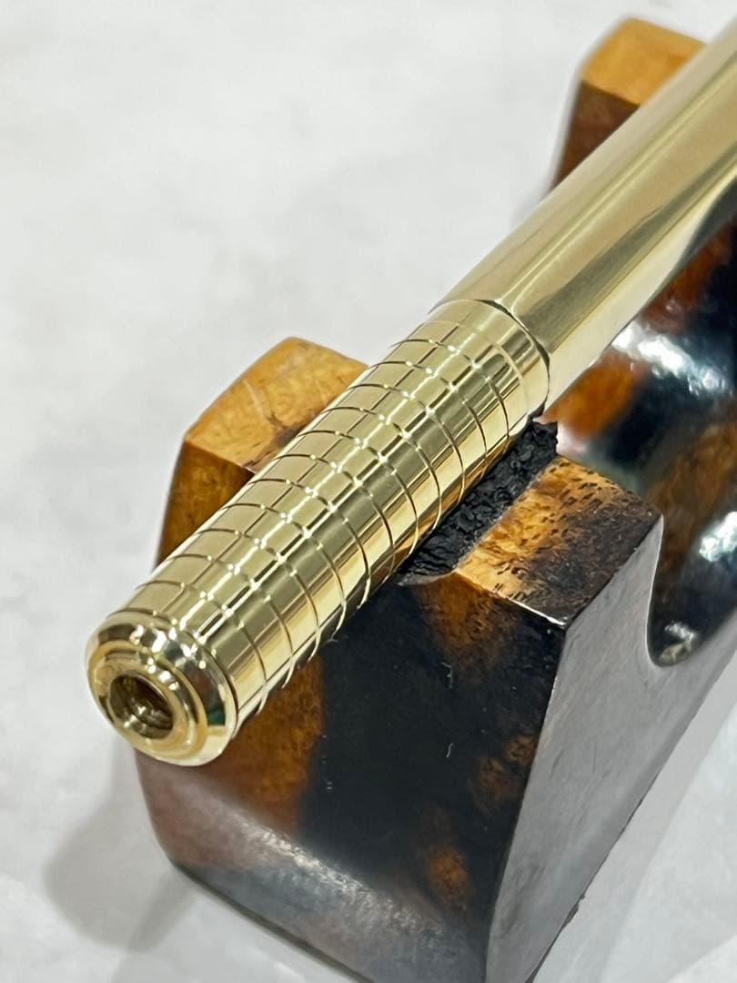 pg5+真鍮6角軸+フル真鍮(硬度表示窓有り、ノックカバー、ノックボタン)