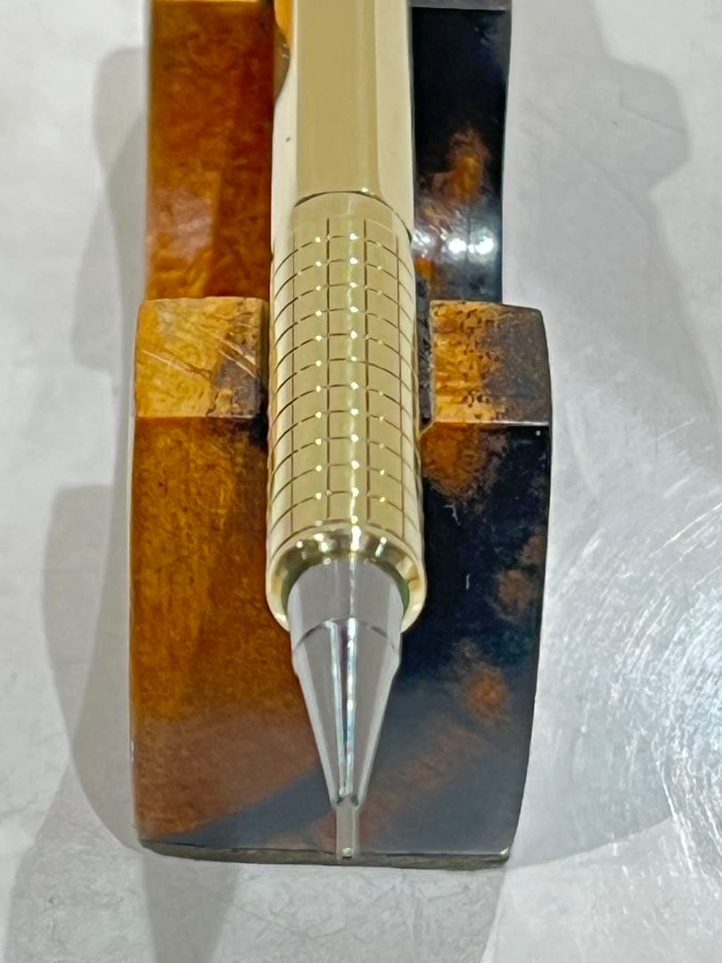 pg5+真鍮6角軸+フル真鍮(硬度表示窓有り、ノックカバー、ノックボタン)