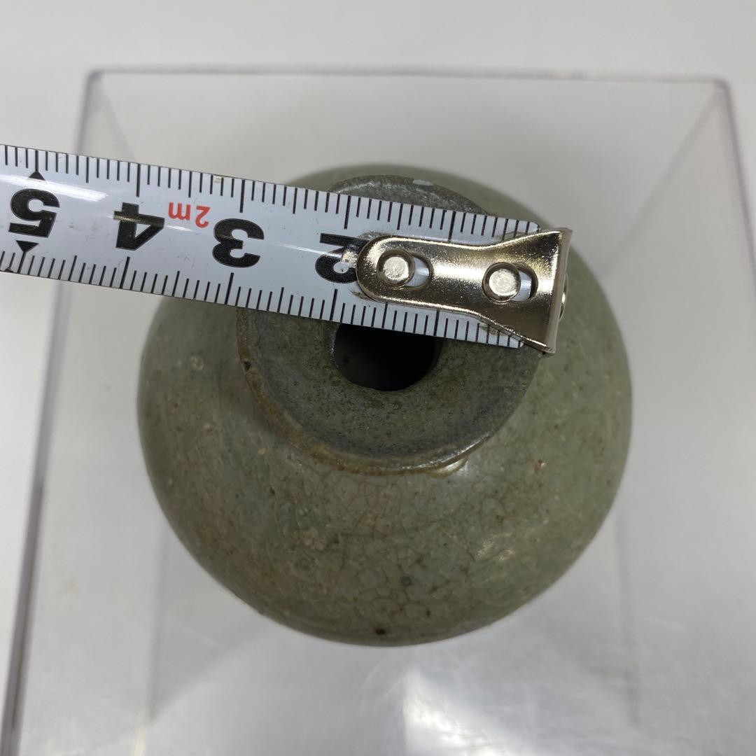 16世紀　高麗青磁　油壺　高さ約5.2㎝　東さ7-0804☆2F