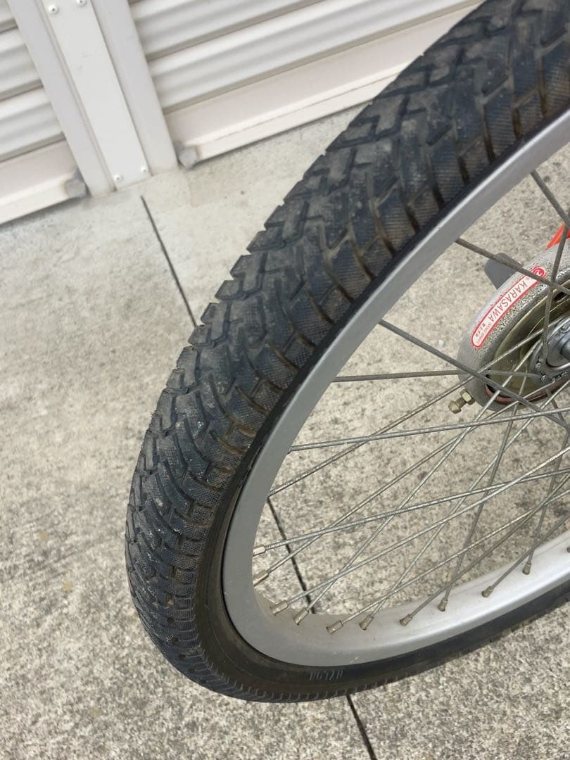 昭和　レトロ　折りたたみ自転車 オレンジ ペニンシュラ　引き取り限定