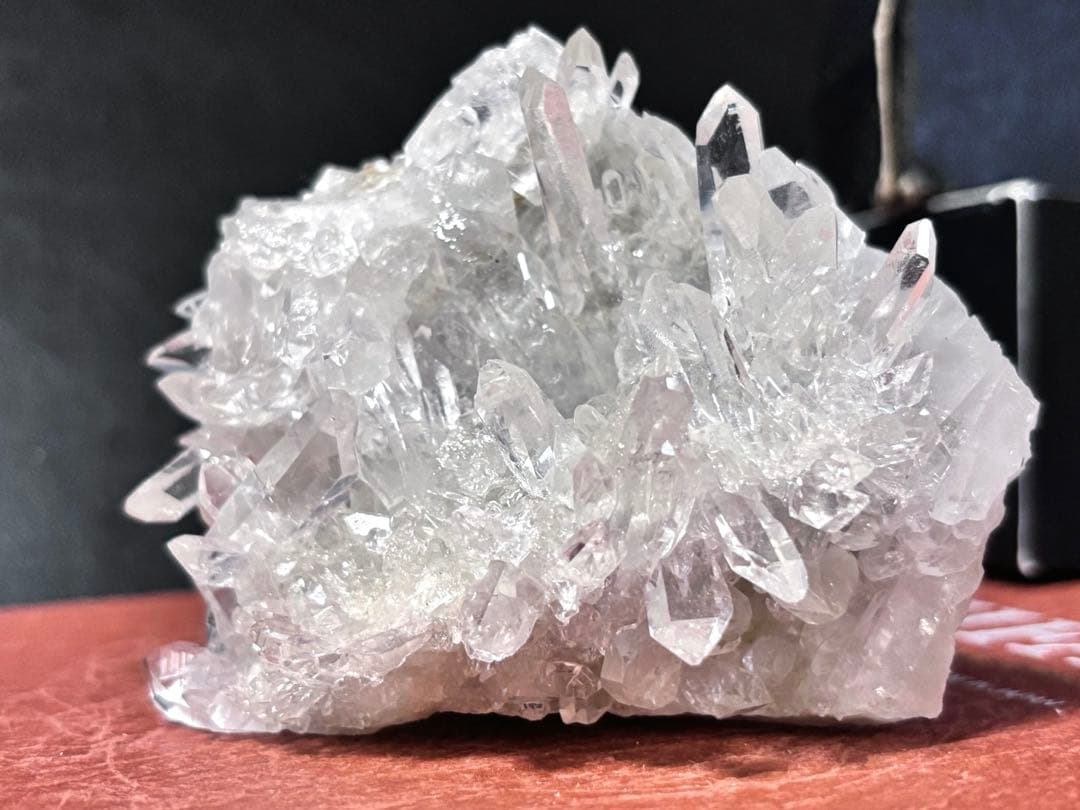 【希少】水晶 クラスター (ミナスジェライス州)原石 マーカサイトインクォーツ