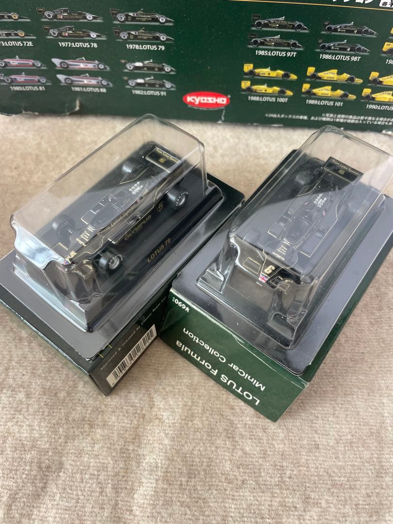 S*h様 1/64京商 F1ミニカーコレクション ロータスフォーミュラ合計14台
