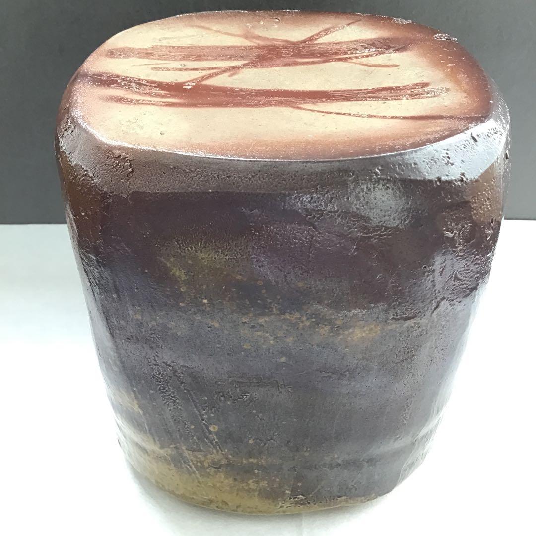 茶道具　水指　備前焼水指　大平孝昭作　栞　共箱　S39MS