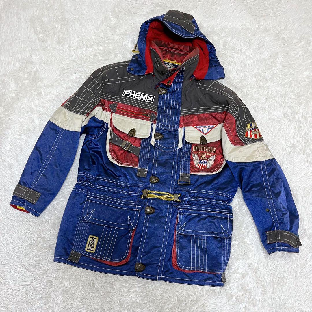 平成レトロ 90's phenix 希少 スキーウェア上下 L スキー スノボ