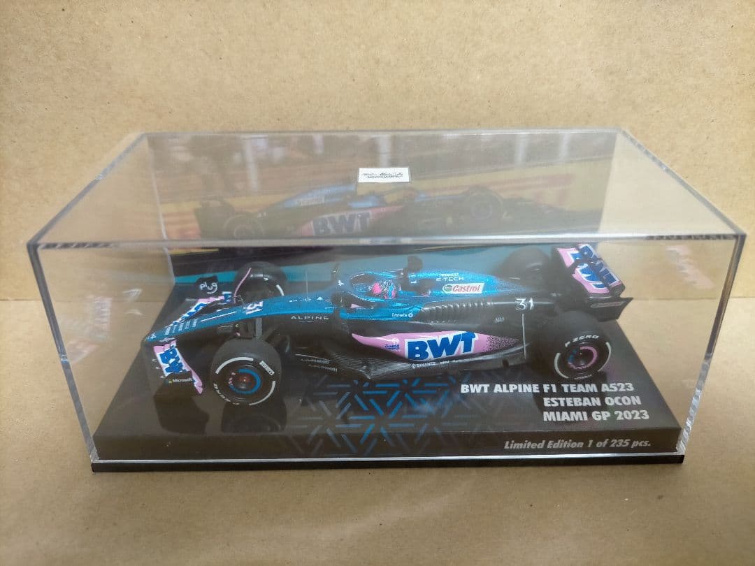 PMA 1/43 アルピーヌ ルノー F1 A523 オコン 2023 マイアミ