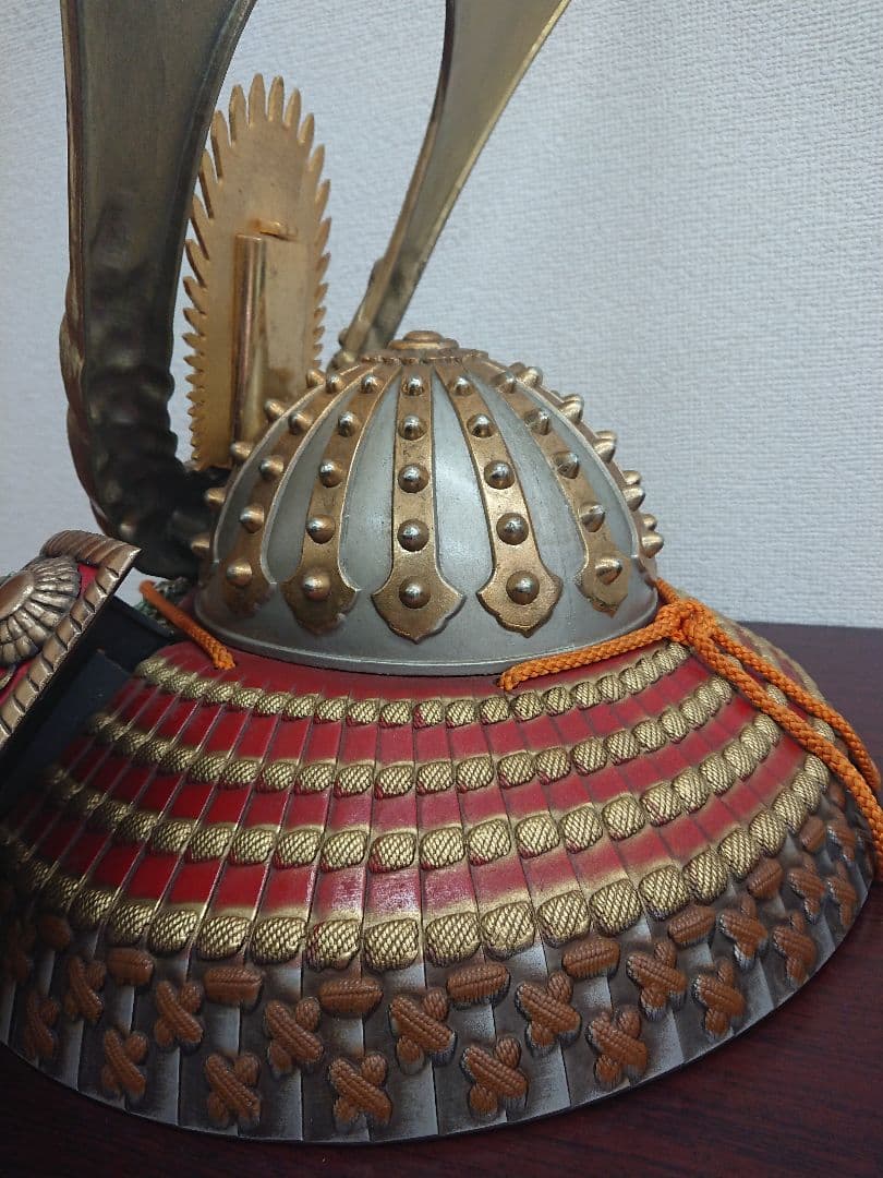 H1 牡丹獅子星兜 兜飾 観音様 Japanese Helmet Kabuto