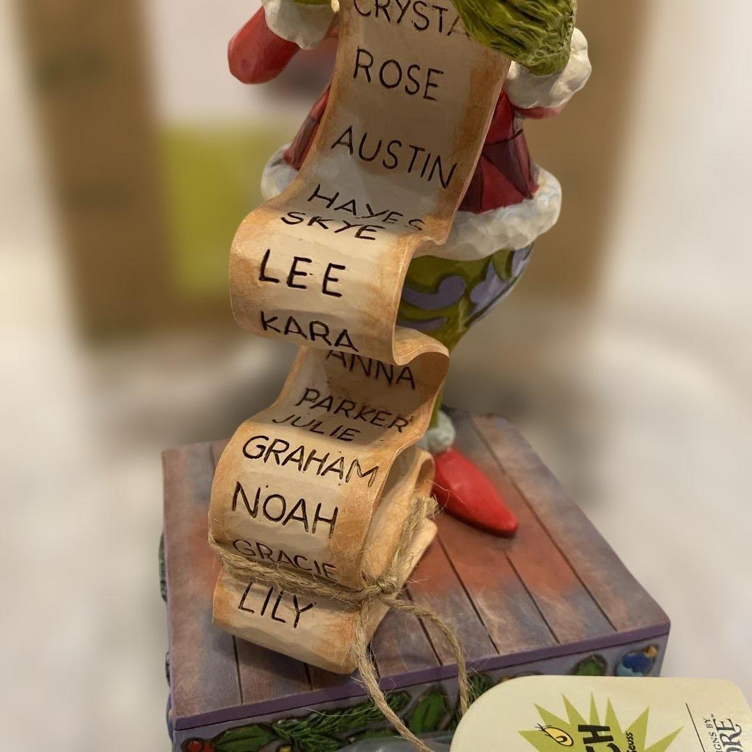 新品　Jim Shore ジムショア　グリンチ フィギュア クリスマス