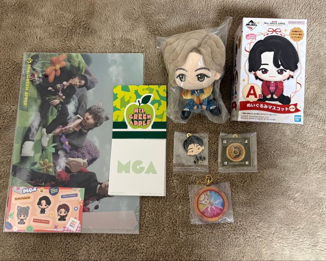【ももも】Mrs.GREEN APPLE ペンライトリボン&一番くじセット