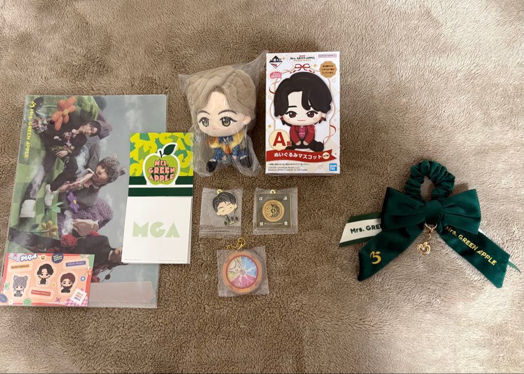 【ももも】Mrs.GREEN APPLE ペンライトリボン&一番くじセット