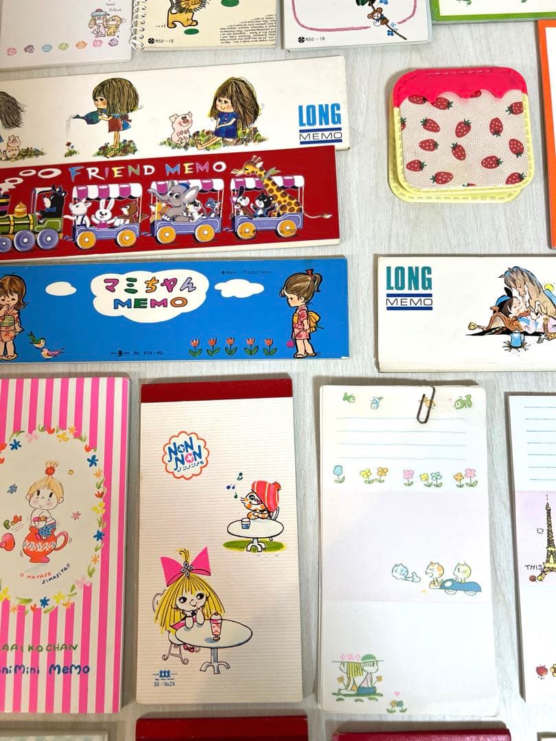 【即購入OK】昭和レトロ 当時物 メモ帳 まとめ売り水森亜土 サンリオ 他