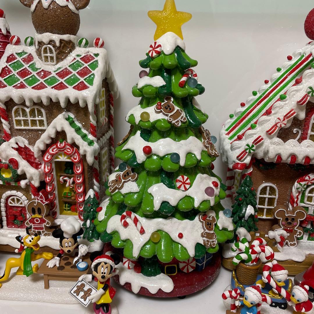 【新品 展示品 限定】ディズニー 　クリスマス　ヴィレッジ　13ピース