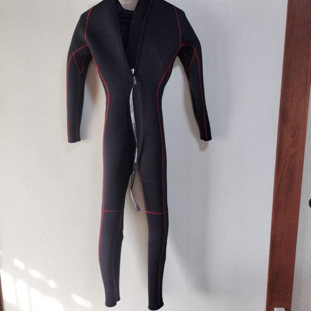 mobbys ウェットスーツ ブラック/レッド　5㍉　11A5（LL）レディース