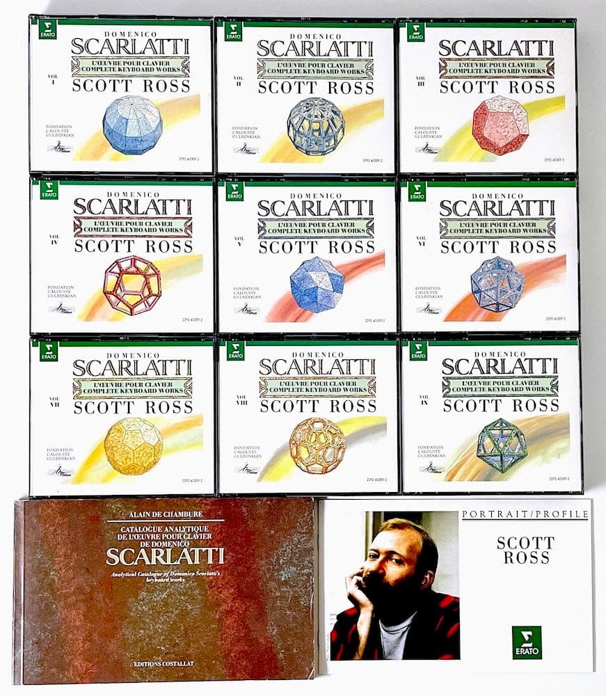 廃盤 スコット・ロス ドメニコ・スカルラッティ ピアノソナタ チェンバロ作品全集