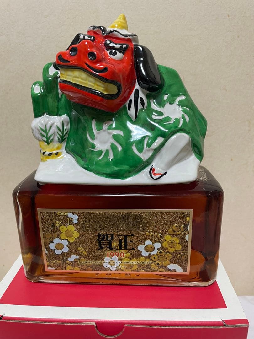 サントリー ウイスキー エクセレンス 獅子舞型ボトル