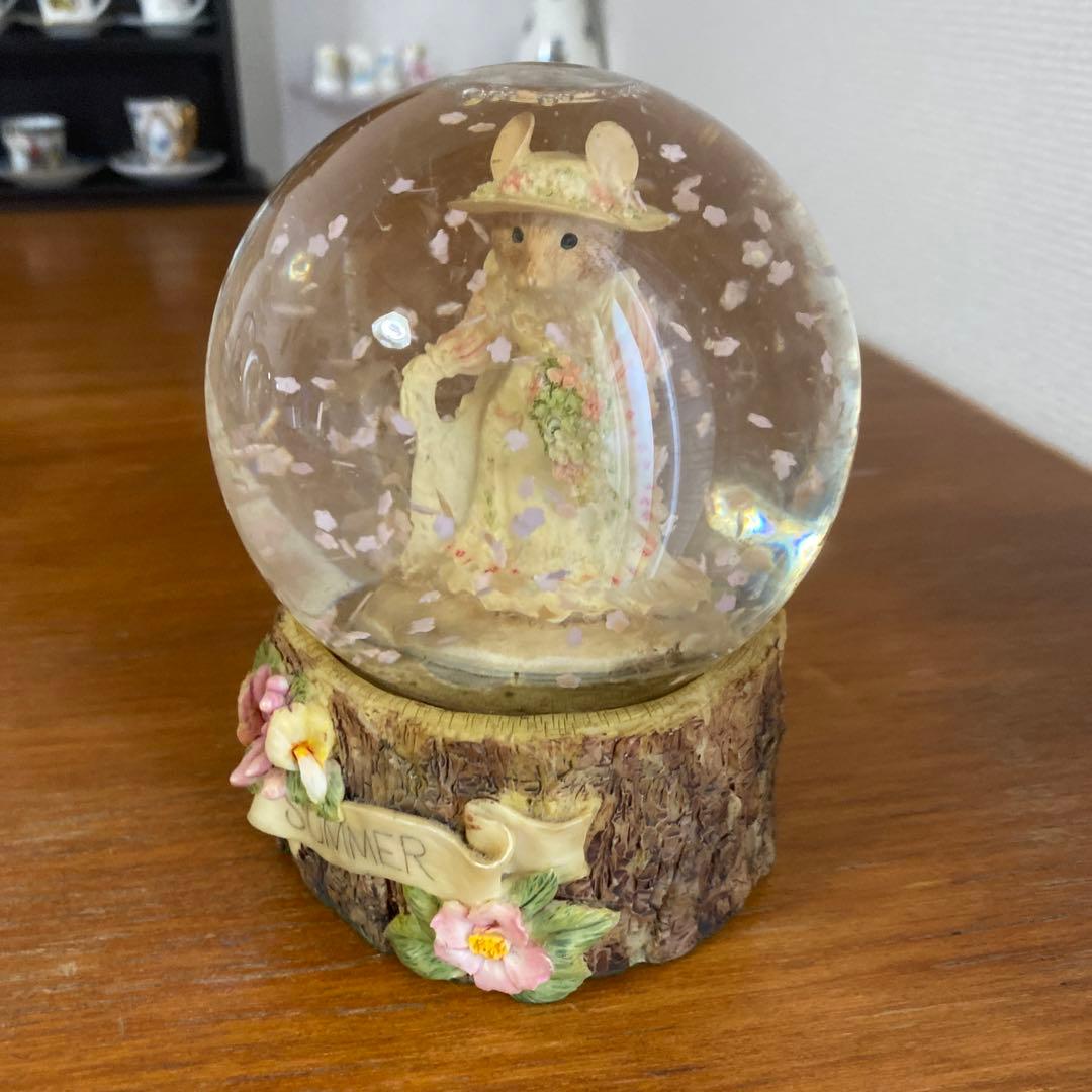 1989 エネスコ　ブランブリーヘッジ スノードーム　スノーグローブ　サマー　夏
