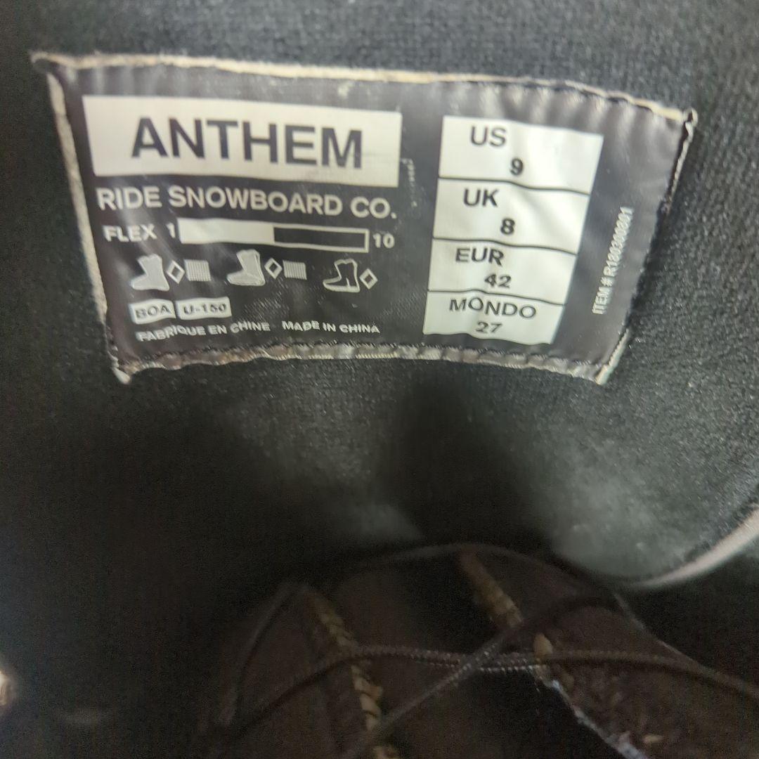 スノーボード ブーツ(RIDE)＆ビンディング(FLUX) セット