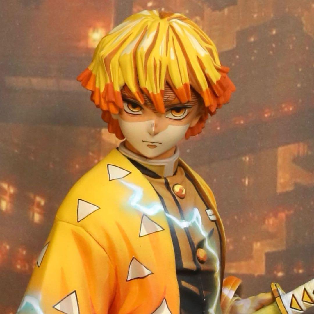 一番くじ 鬼滅の刃 我妻善逸 リペイント フィギュア 2D 2次元彩色