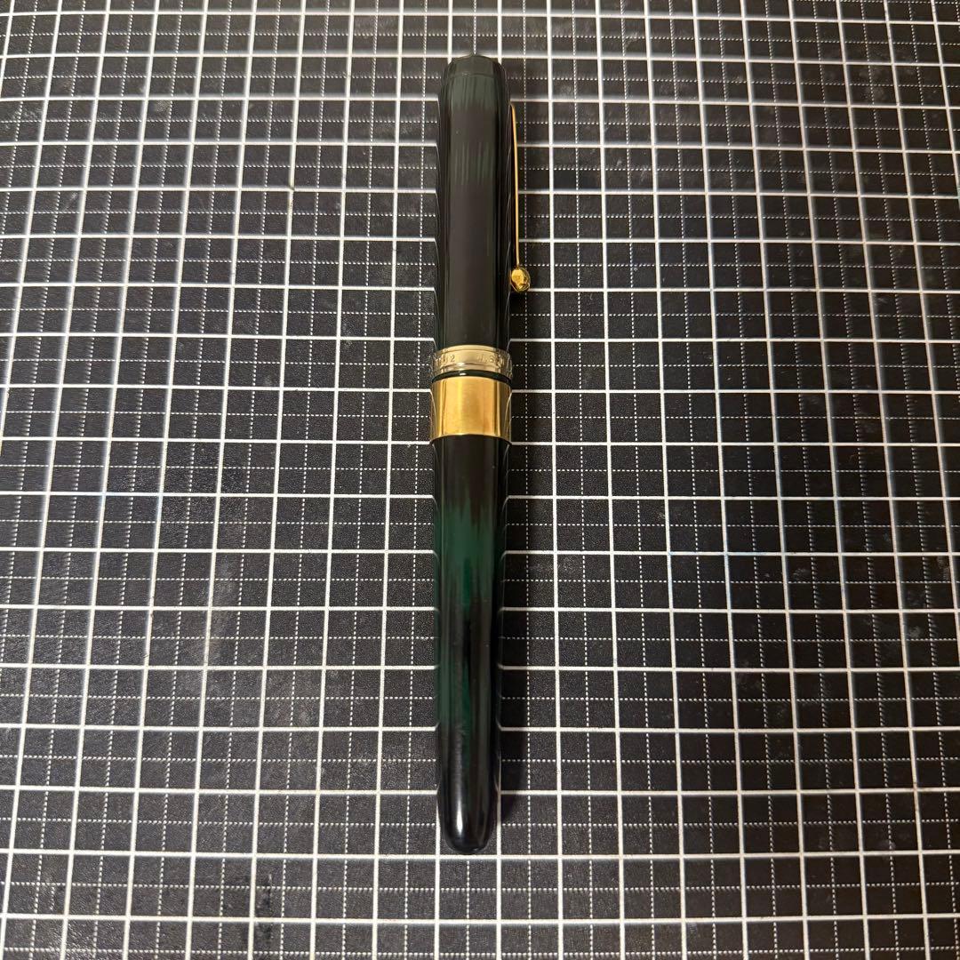大橋堂 万年筆 漆 緑 18金無垢リング