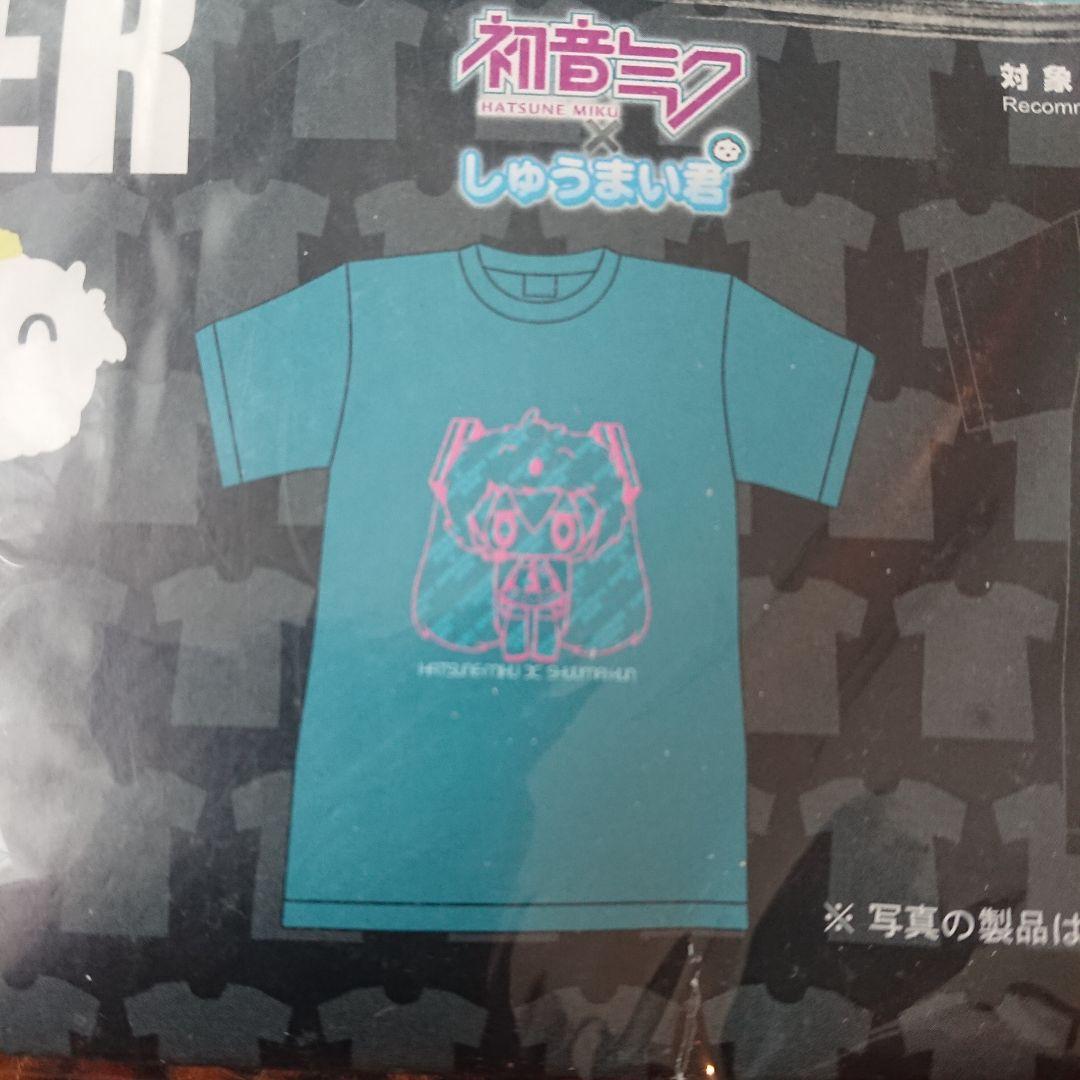 ゲームセンター数量限定・未開封:初音ミク「初音ミク×しゅうまい君・Tシャツ」