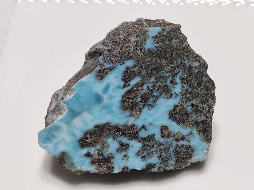 パワーストーン　天然石　原石　ラリマー　重さ198g　No.353