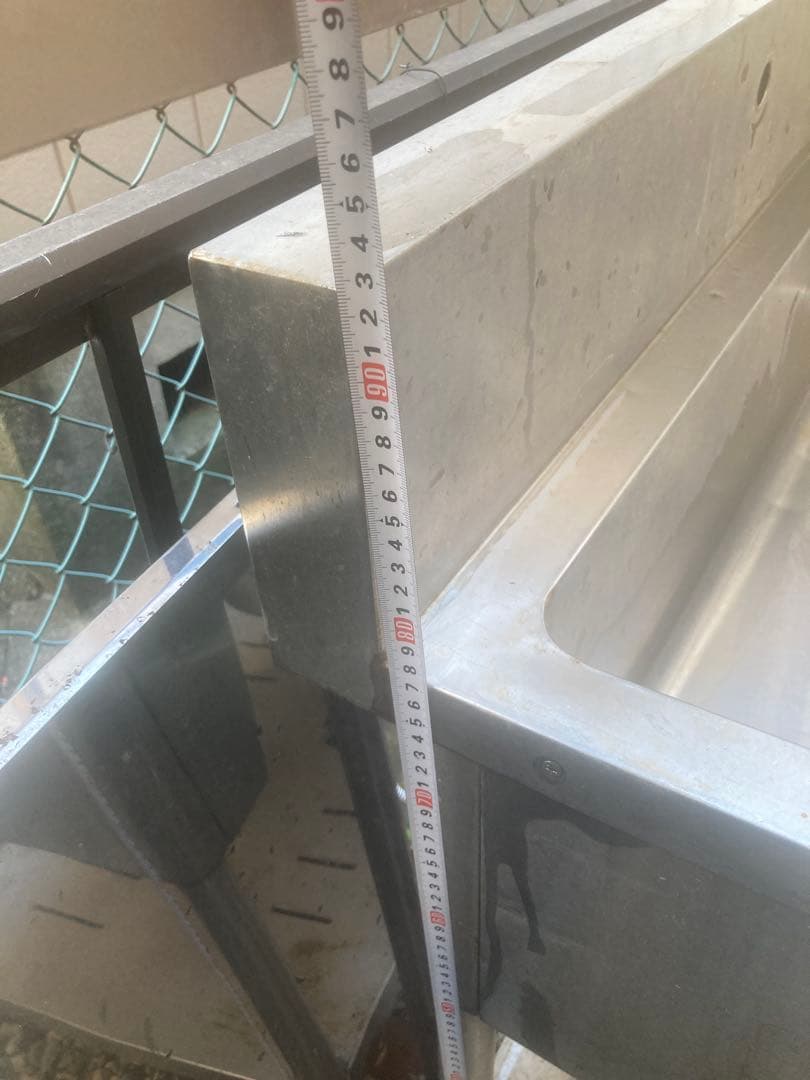 tanico業務用ステンレス製1槽式シンク 流し台 厨房 愛知県引き取り限定