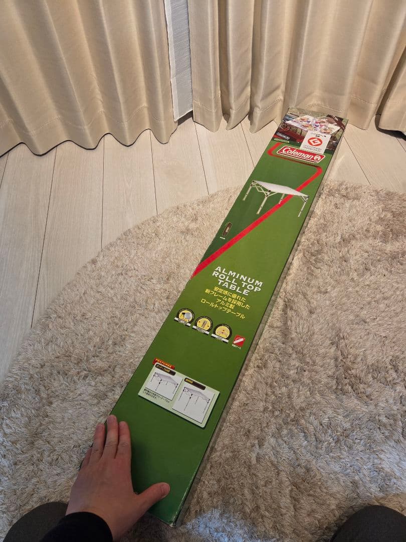 【未開封】Coleman アルミ製ロールトップテーブル