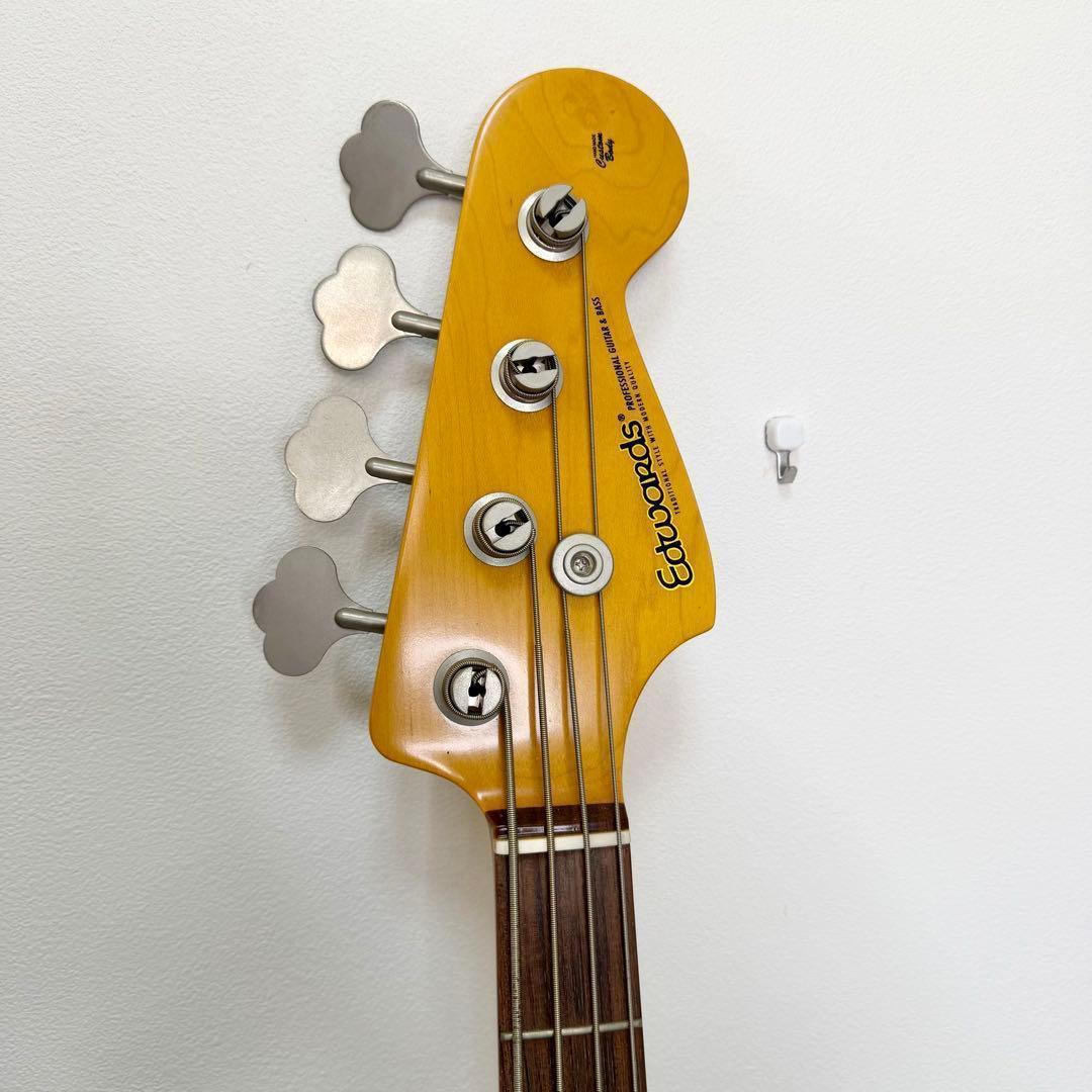 美品 EDWARDS E-JB-100R /LT 3TS ジャズベース ケース付