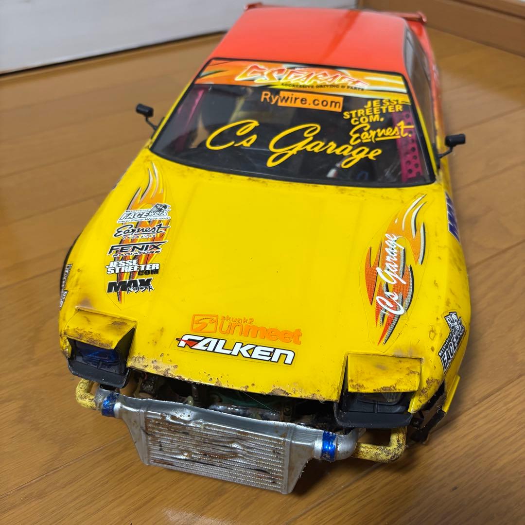 ヨコモ s13 ワンビア 180sx フロント移植 ボロ車仕様