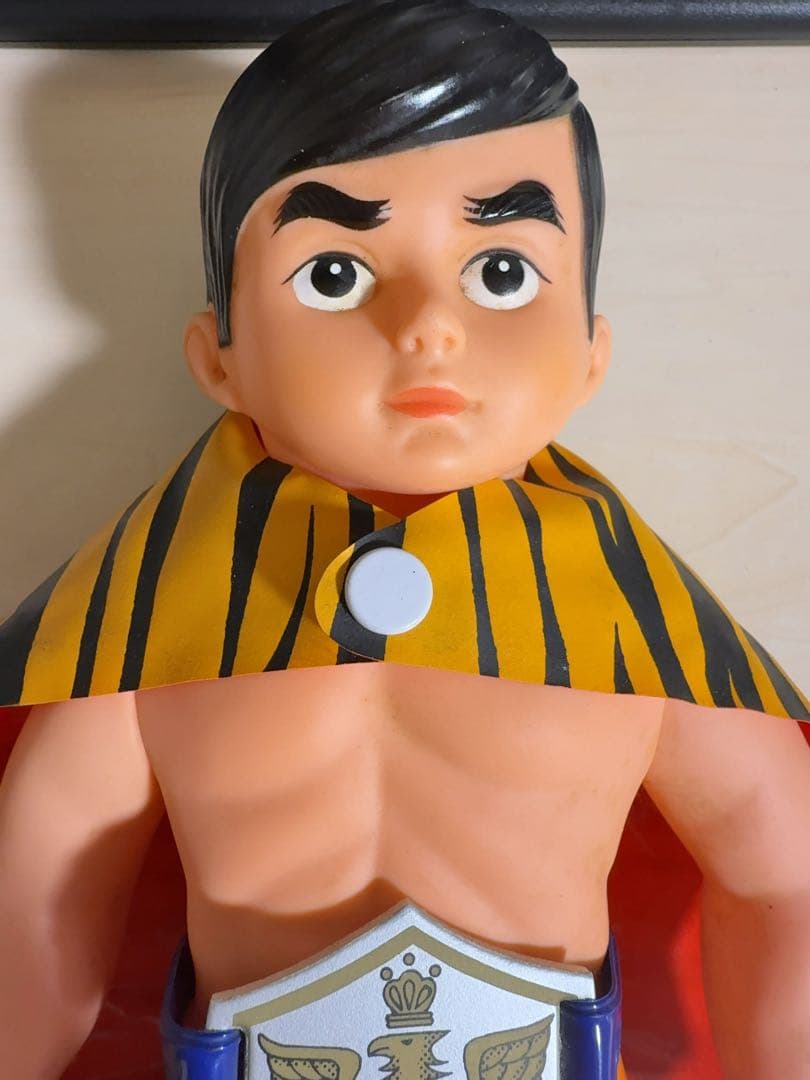 タイガーマスク　伊達直人　中嶋製作所　ジャイアントサイズ　ソフビ　フィギュア