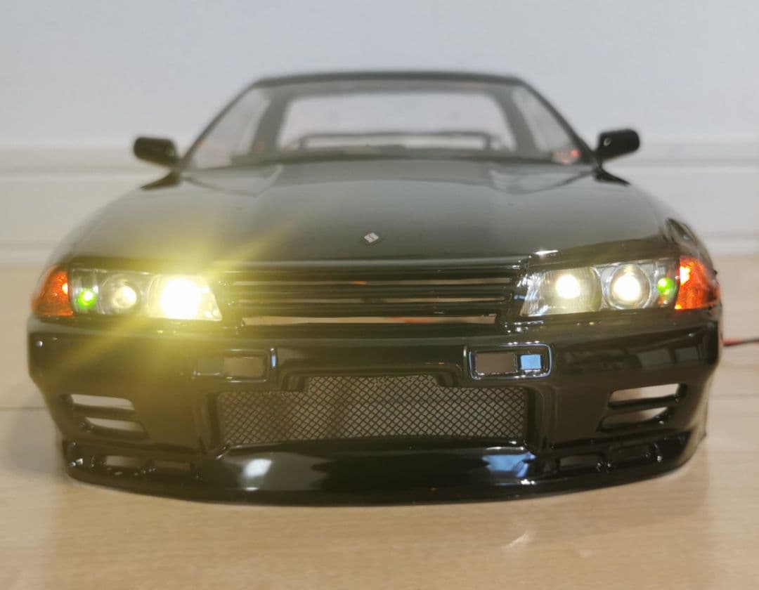タミヤ R32 スカイライン GT-R スペアボディ LED14灯 ラジコン