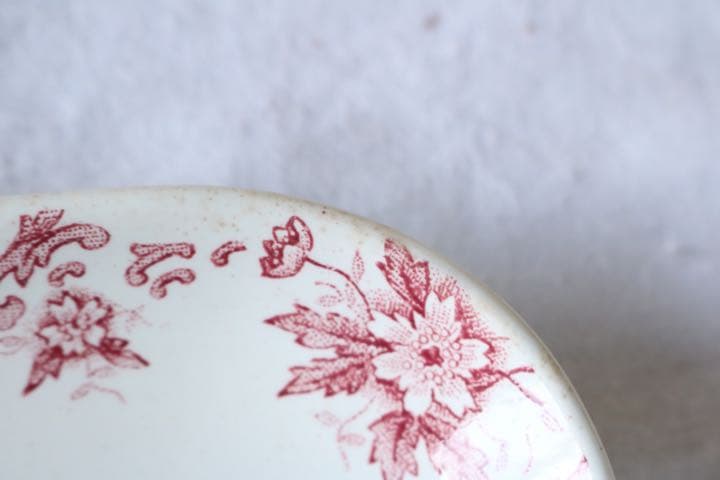 フランス　アンティーク　ラヴィエ　saint amand anemone