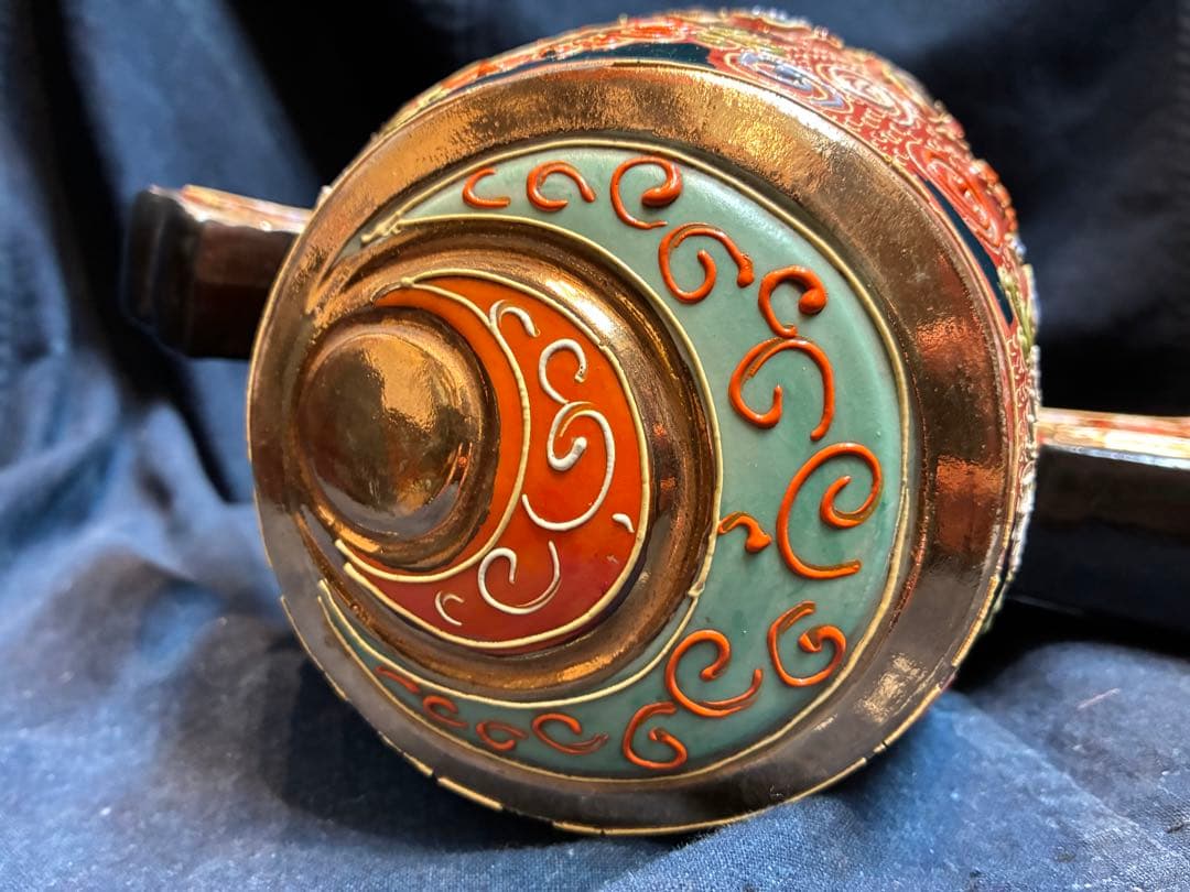 九谷焼　打ち出の小槌　縁起物　金運　大正期