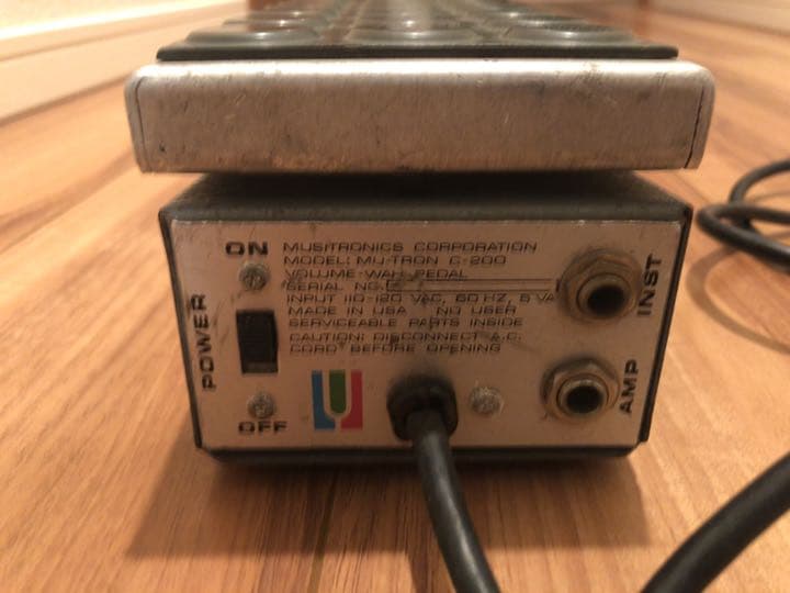 MU-TRON C-200 VOL-WAH ミュートロン　ボリューム-ワウペダル