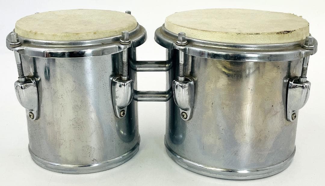 ボンゴ 本皮ヘッド 金属シェル ヴィンテージ 楽器 打楽器 BONGO