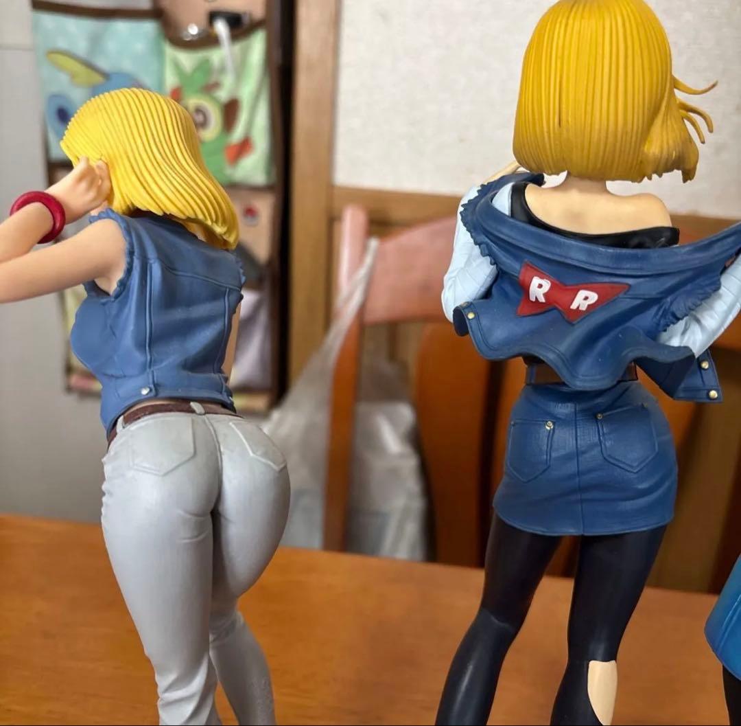 ドラゴンボール 18号フィギュア4点セット　GLITTER&GLAMOURS