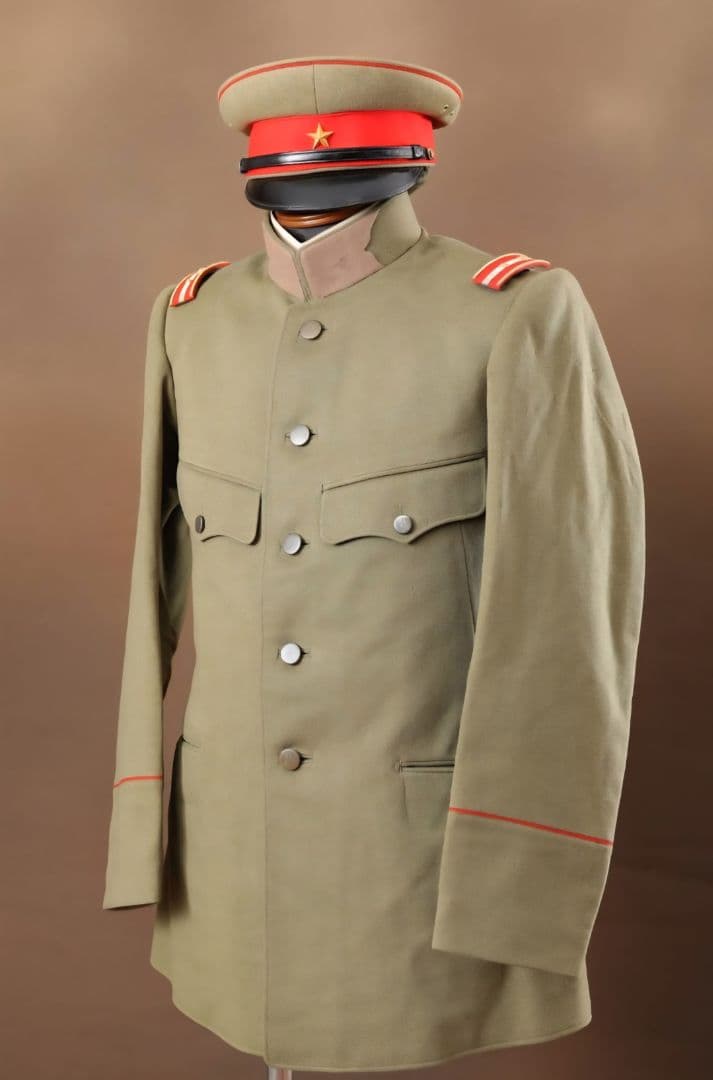 実物 日本軍 四五式軍衣 高級テーラー製 上下揃い