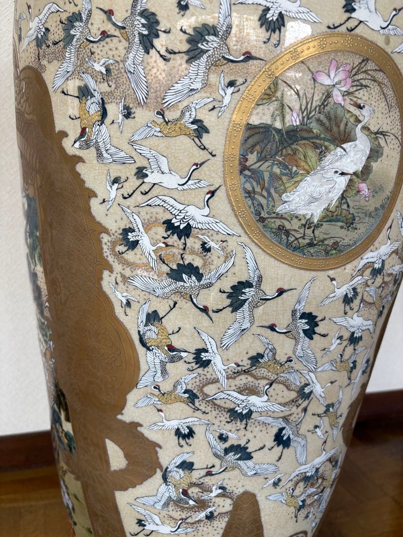 大型花瓶（飾り壺）置物