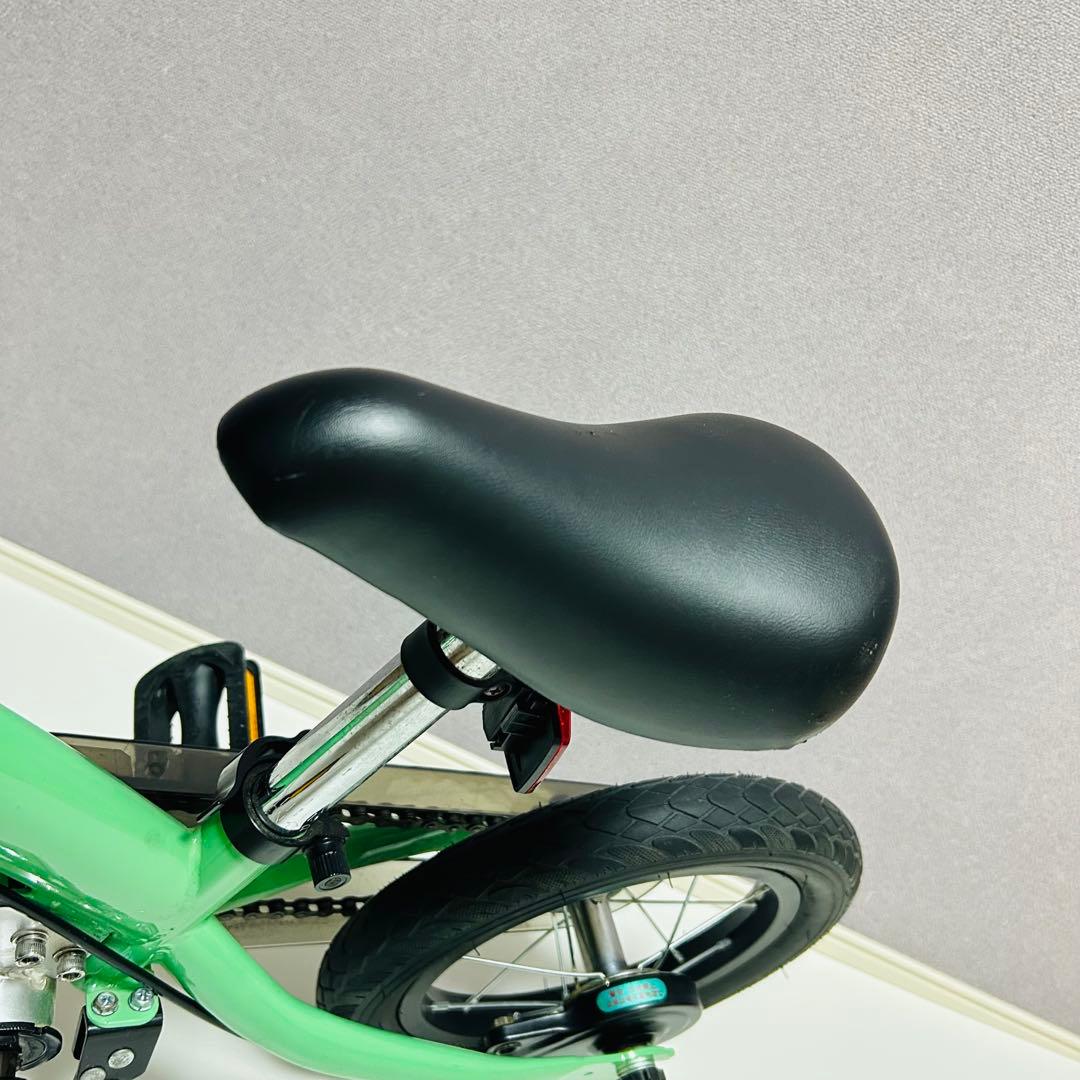 【ほぼ未使用】へんしんバイク2 エメラルドグリーン 緑 自転車 ストライダー
