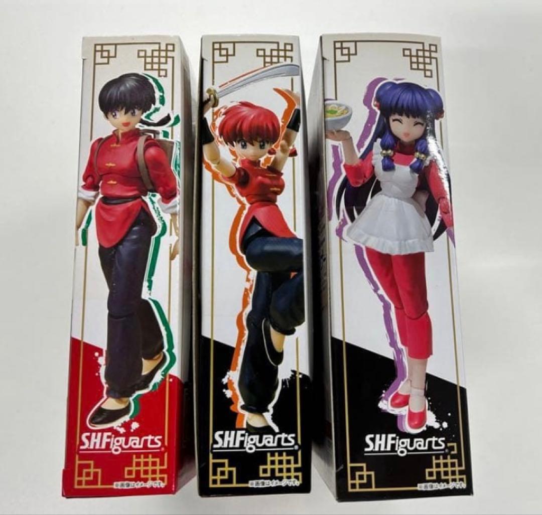 美品S.H.Figuarts らんま1/2 早乙女らんま 早乙女乱馬 シャンプー