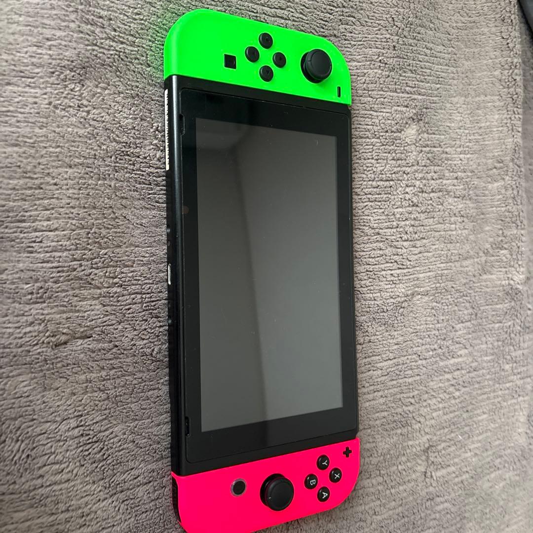 Nintendo Switch グリーン/ピンク 本体 プロコン2台