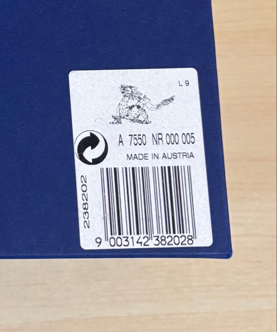 SWAROVSKI クリスタル ドラゴン 238202 置物 美品