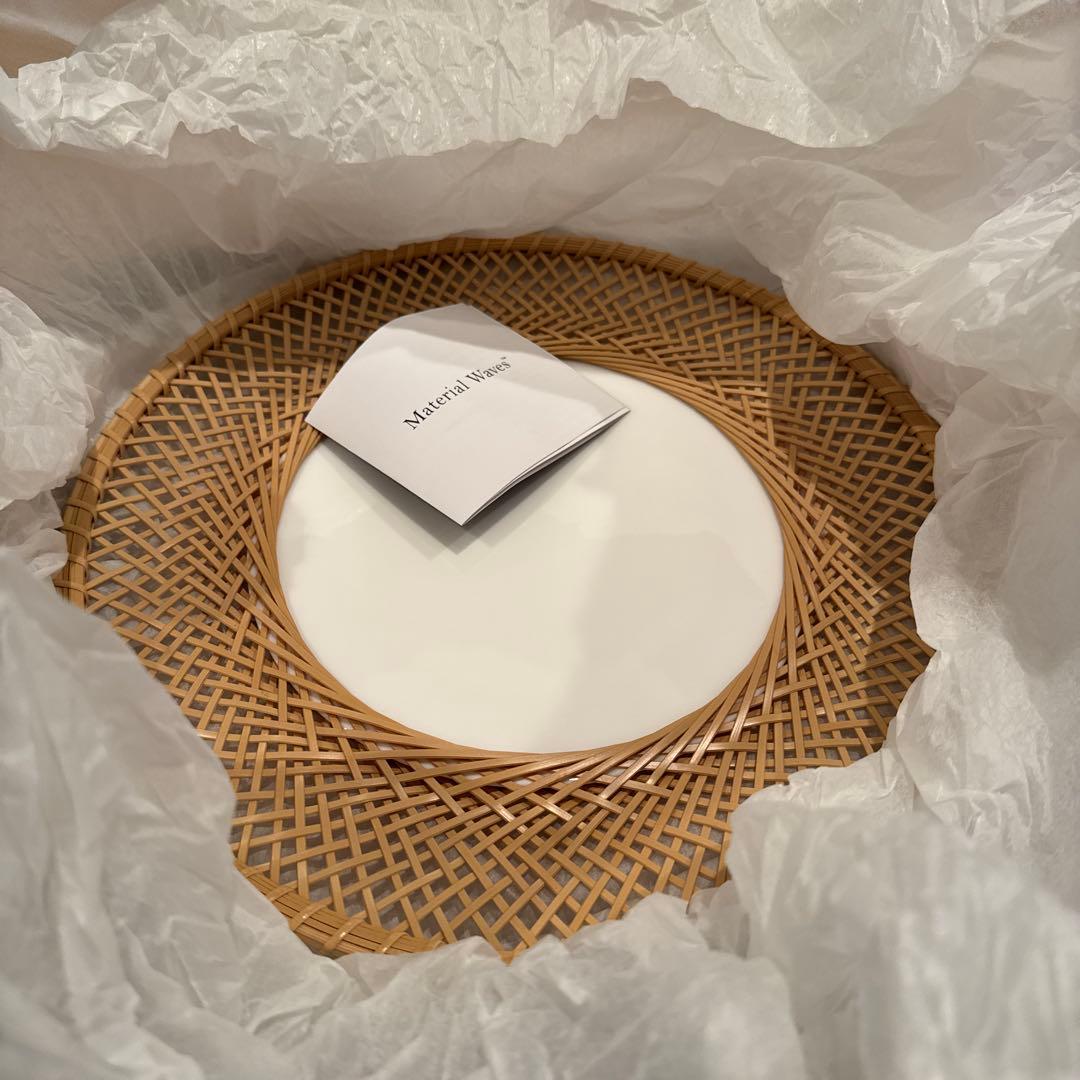 新品定価46000円Material Waves 輪光竹皿NIKKOTable