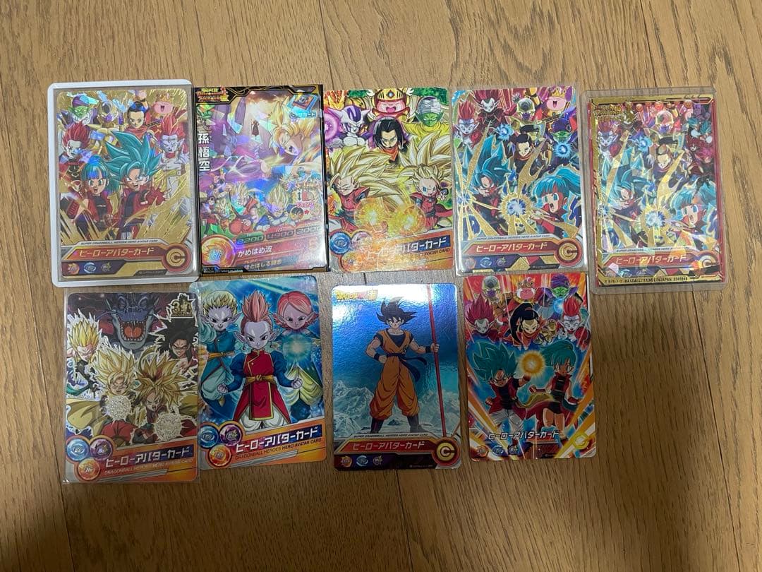 スーパードラゴンボールヒーローズレアカードまとめ売り122枚！