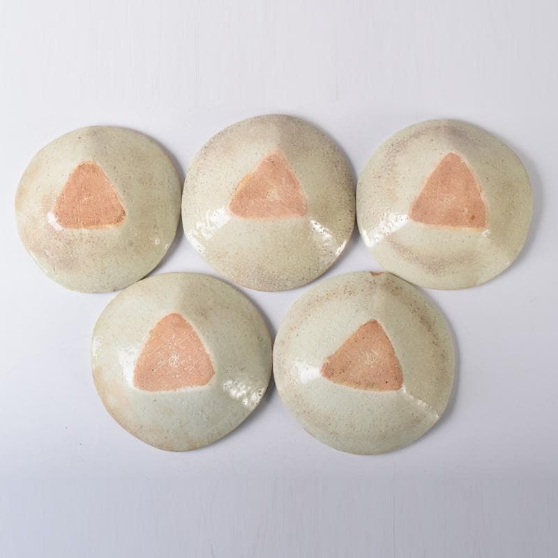 和食器　京焼　清水焼　陶楽造　向付　五客　共箱　V　7839