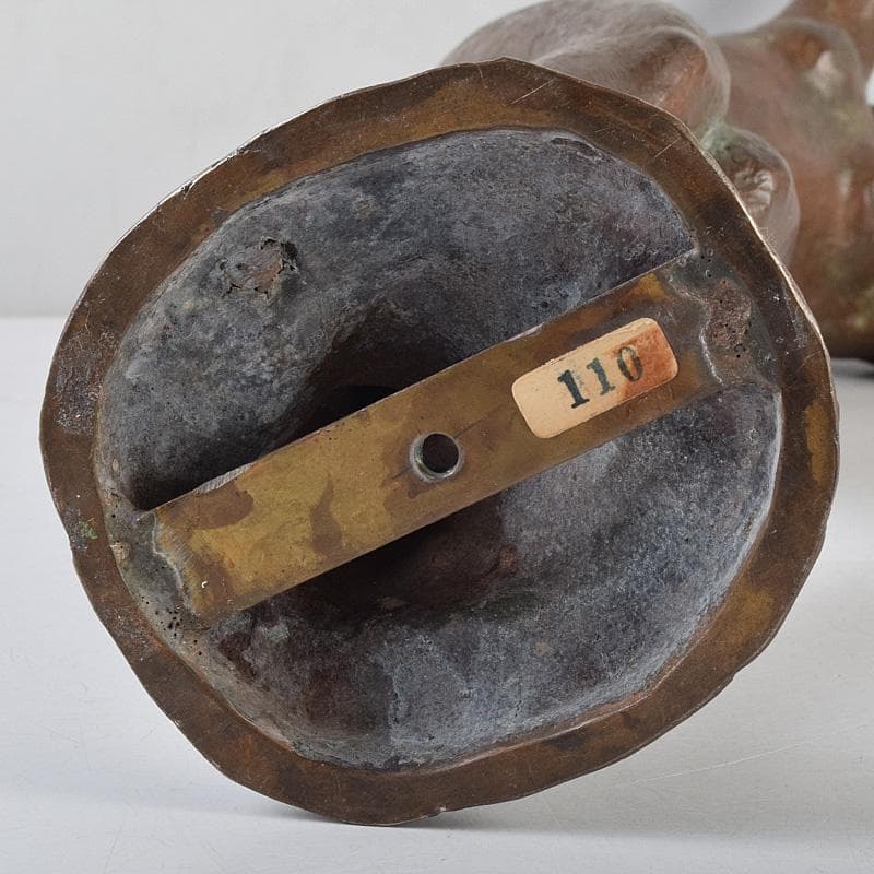 彫刻家　雨宮敬子作　ブロンズ　裸婦像　女性像　約4.97㎏　M　R9305B