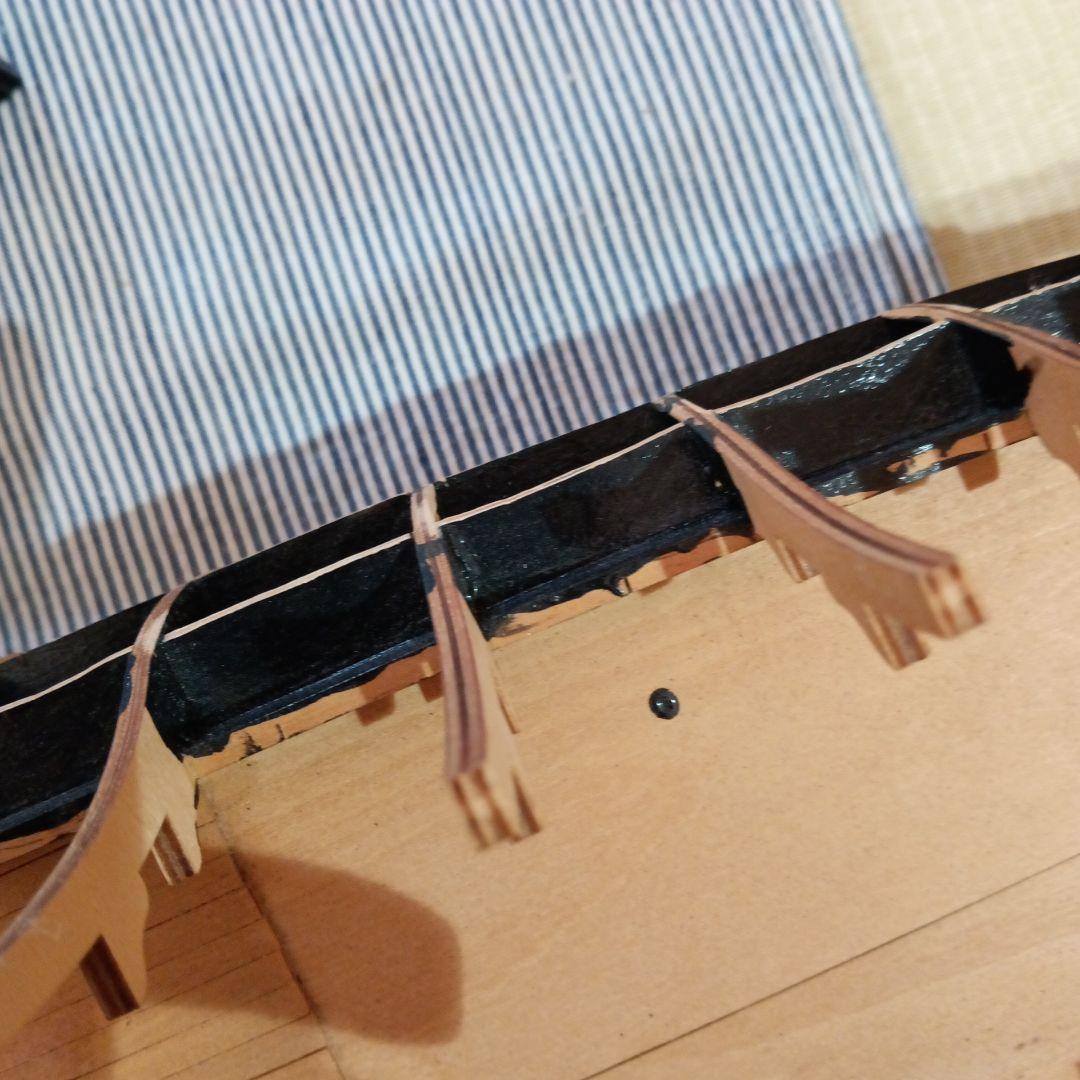 デアゴスティーニ①　週刊　HMSゥ゙ィクトリーを作る　victory 船本体