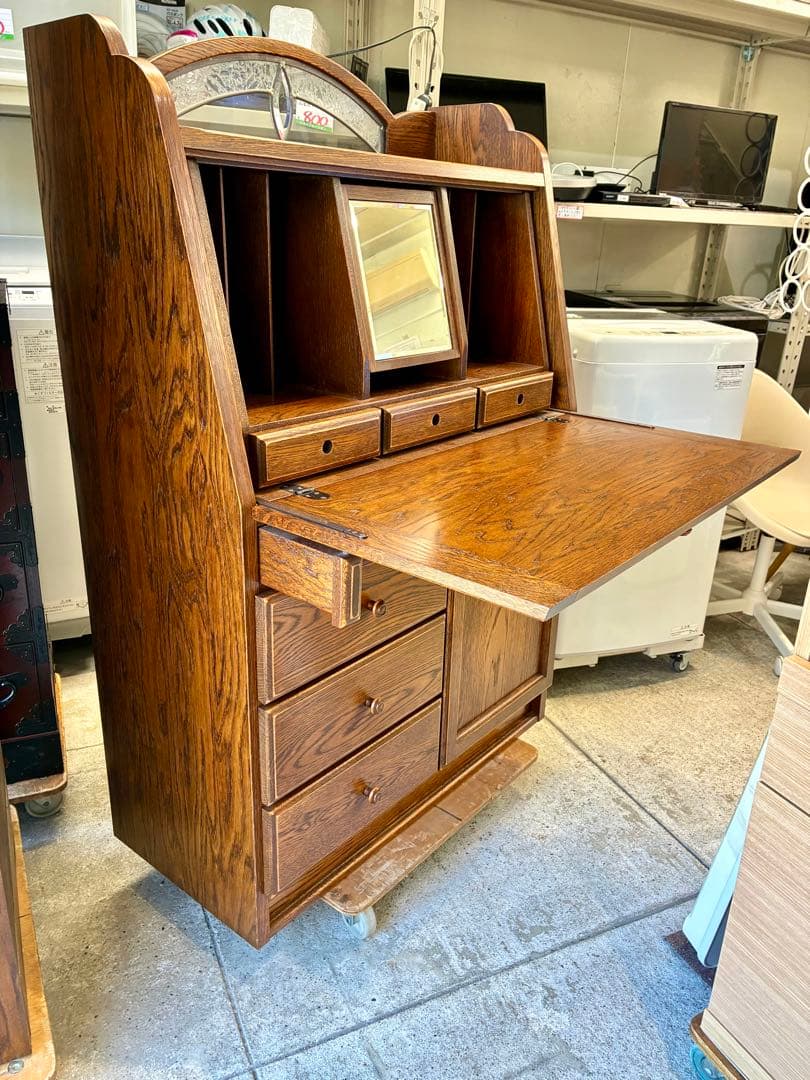 カントリーハウス ライティングビューロー 三越家具 ブルージュ 英国 デスク