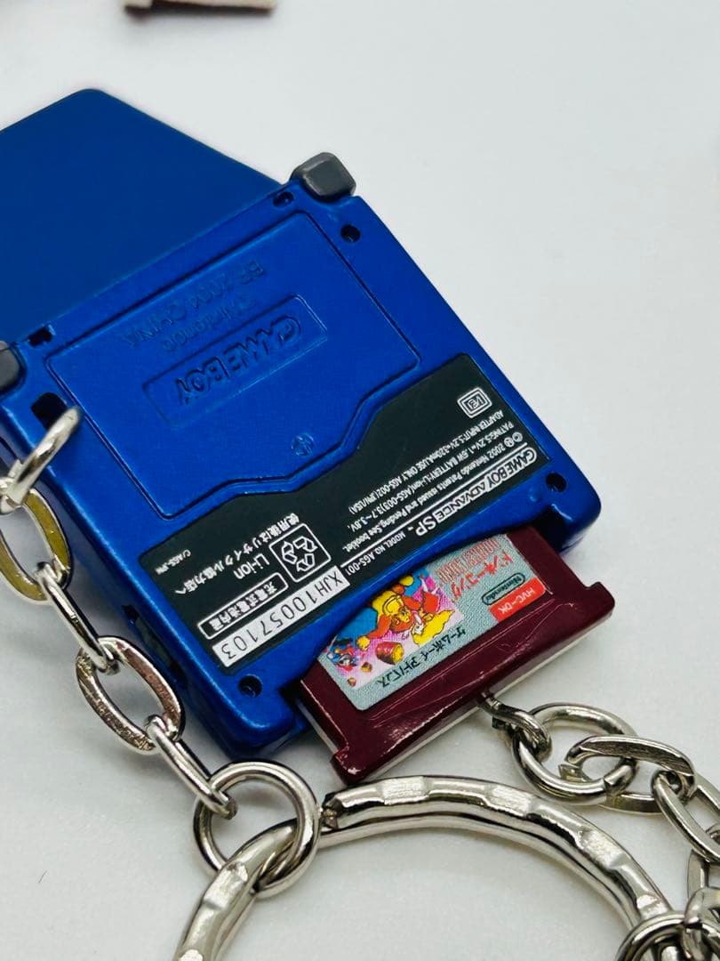 n*♪様 ゲームボーイアドバンスSP 4個セット キーホルダー カセットイン タ