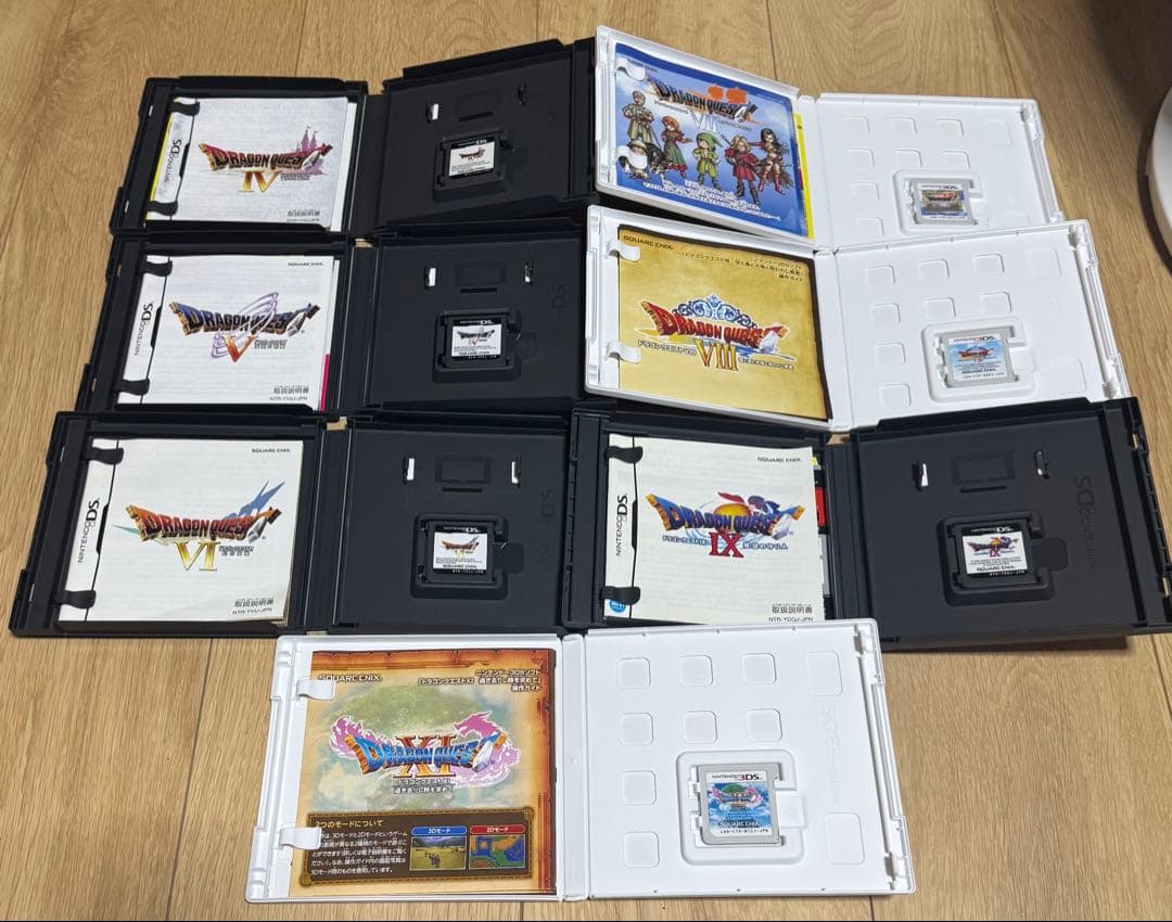 DS3DSドラゴンクエスト45678911 7本セット公式攻略本8冊付