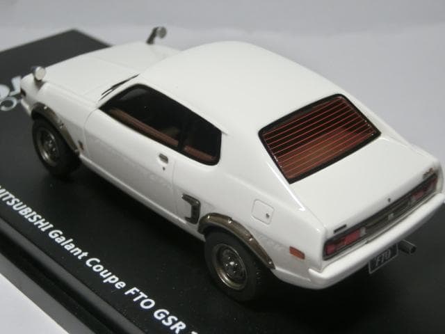 LA-X 1/43 三菱ギャランクーペFTO 1600GSR 1973 白 箱付